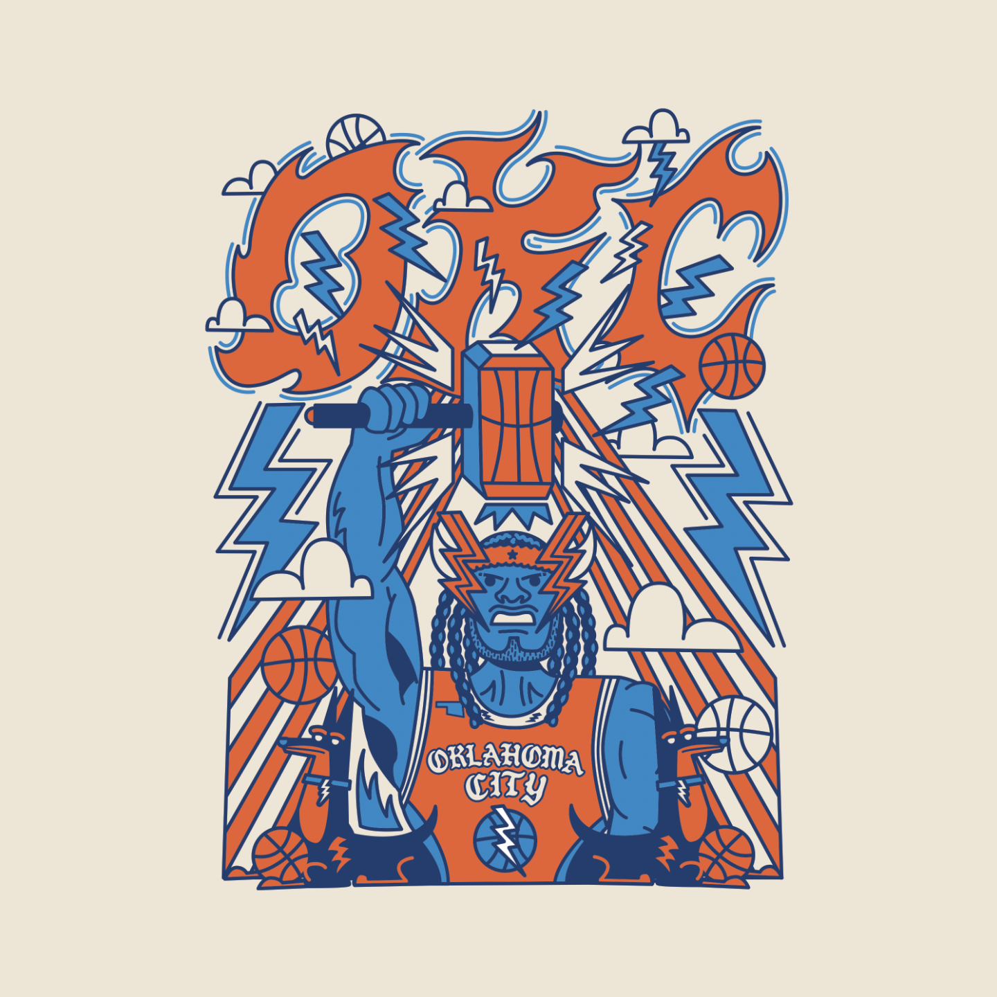 Basketball Comic Tee