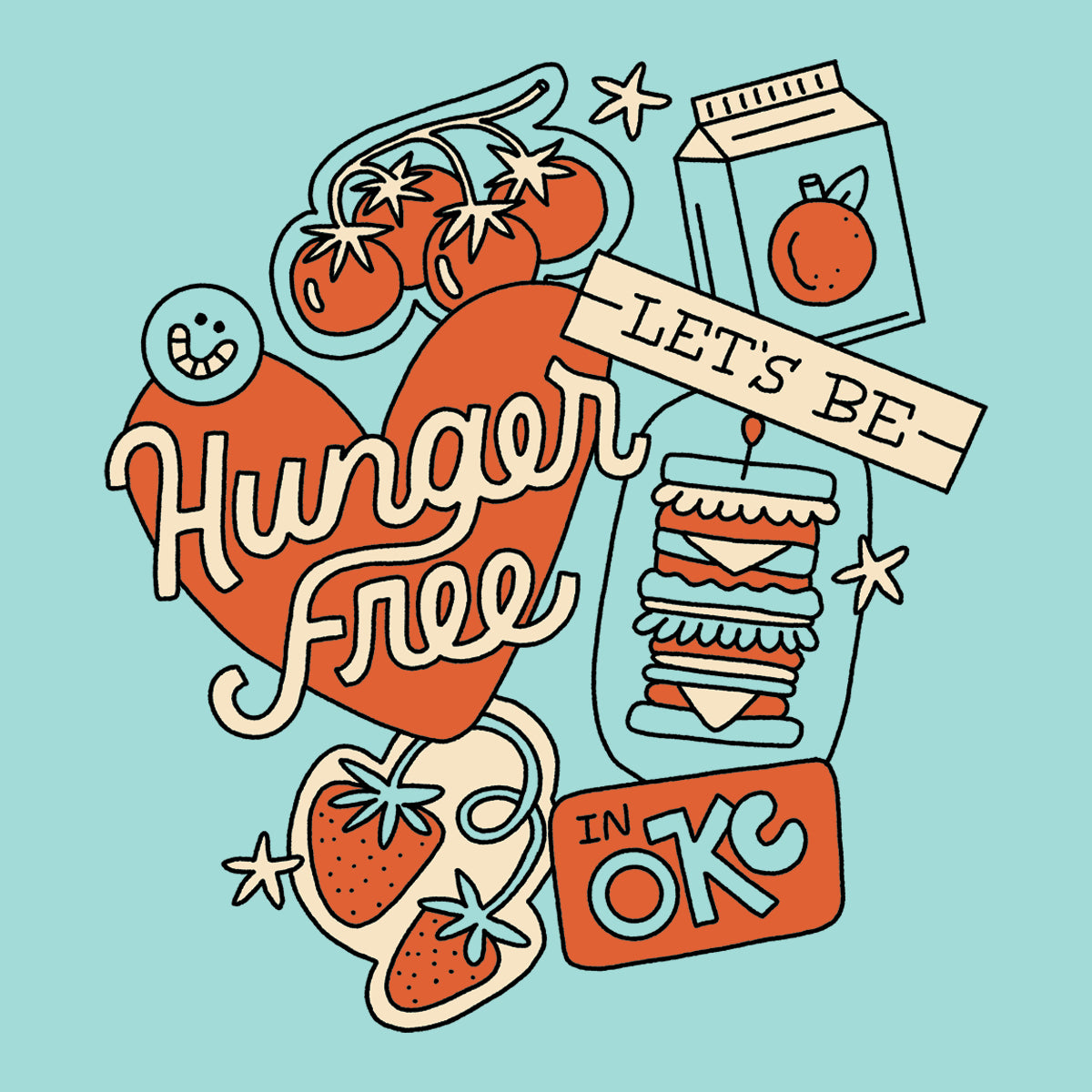 Hunger Free in OKC T-Shirt