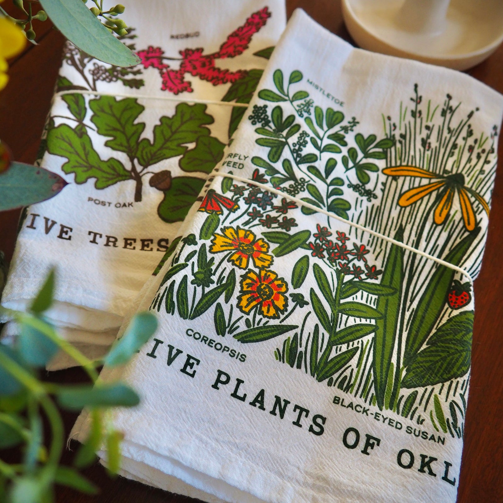 OK Native Plants & Trees Towel Set