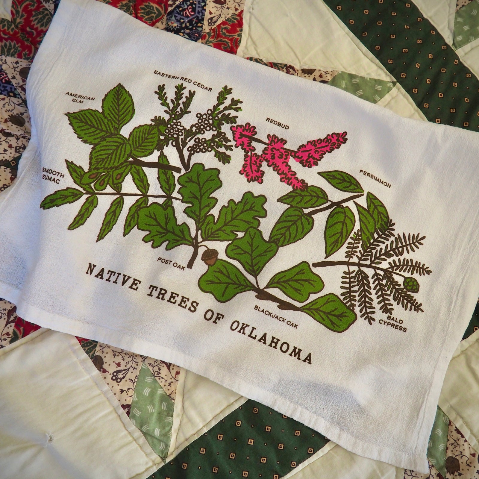 OK Native Plants & Trees Towel Set