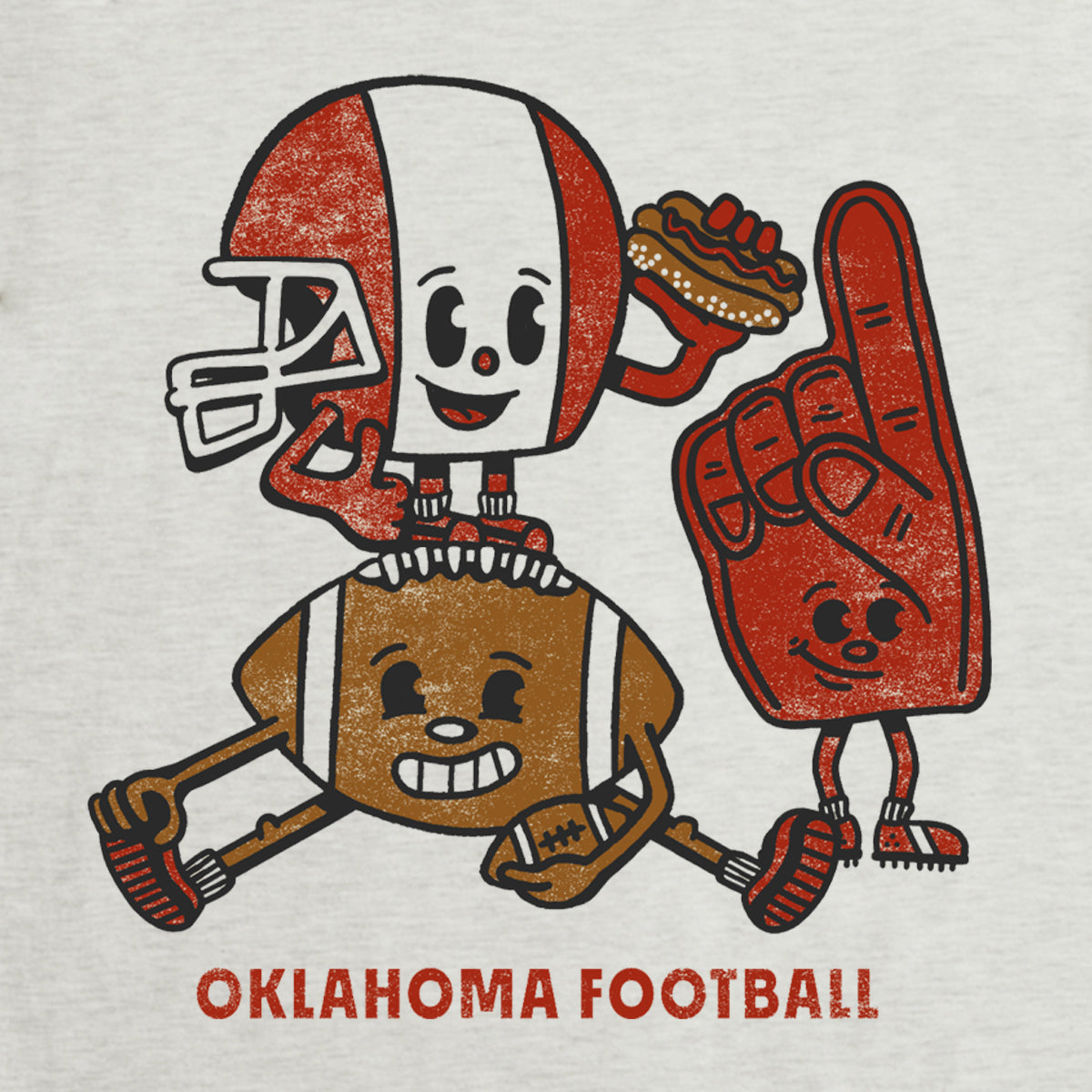 Football Characters - Oklahoma