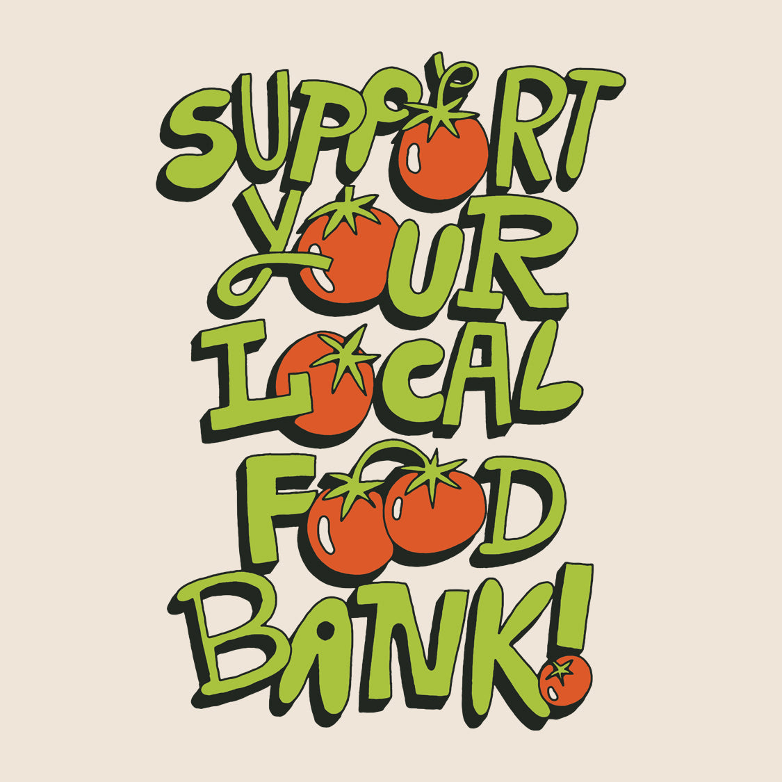Support Food Banks Tote