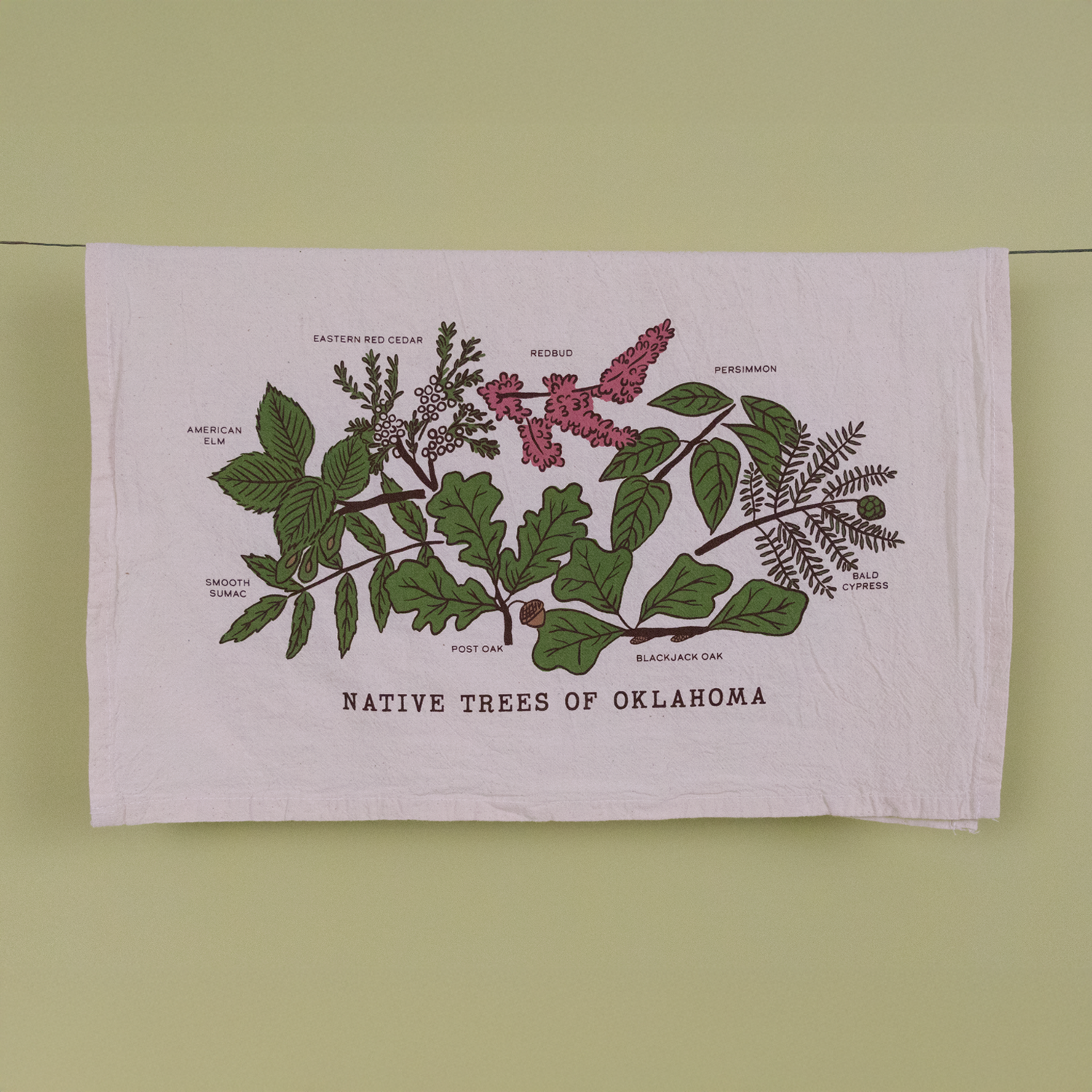 OK Native Flowers & Trees Towel Set