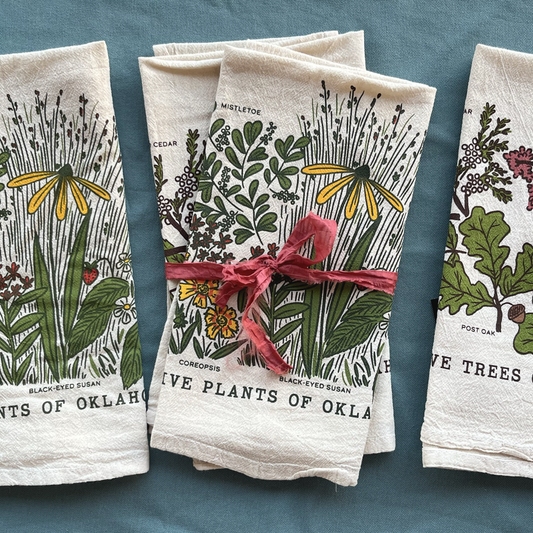 OK Native Flowers & Trees Towel Set